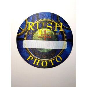 Rush time Machine Backstage Pass Blue Edition Original 2010 Hard Rock Prog Music
